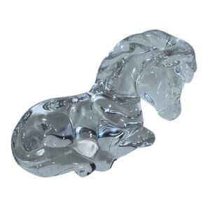 "Princess House Pets" 24% Lead Crystal Horse Statue,4"L x 2.5"D x 2.5" Depth